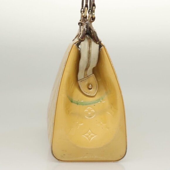 LOUIS VUITTON Monogram Vernis Blair MM Hand Bag 2way Citrin M90108 Auth 132765 - Picture 4 of 16